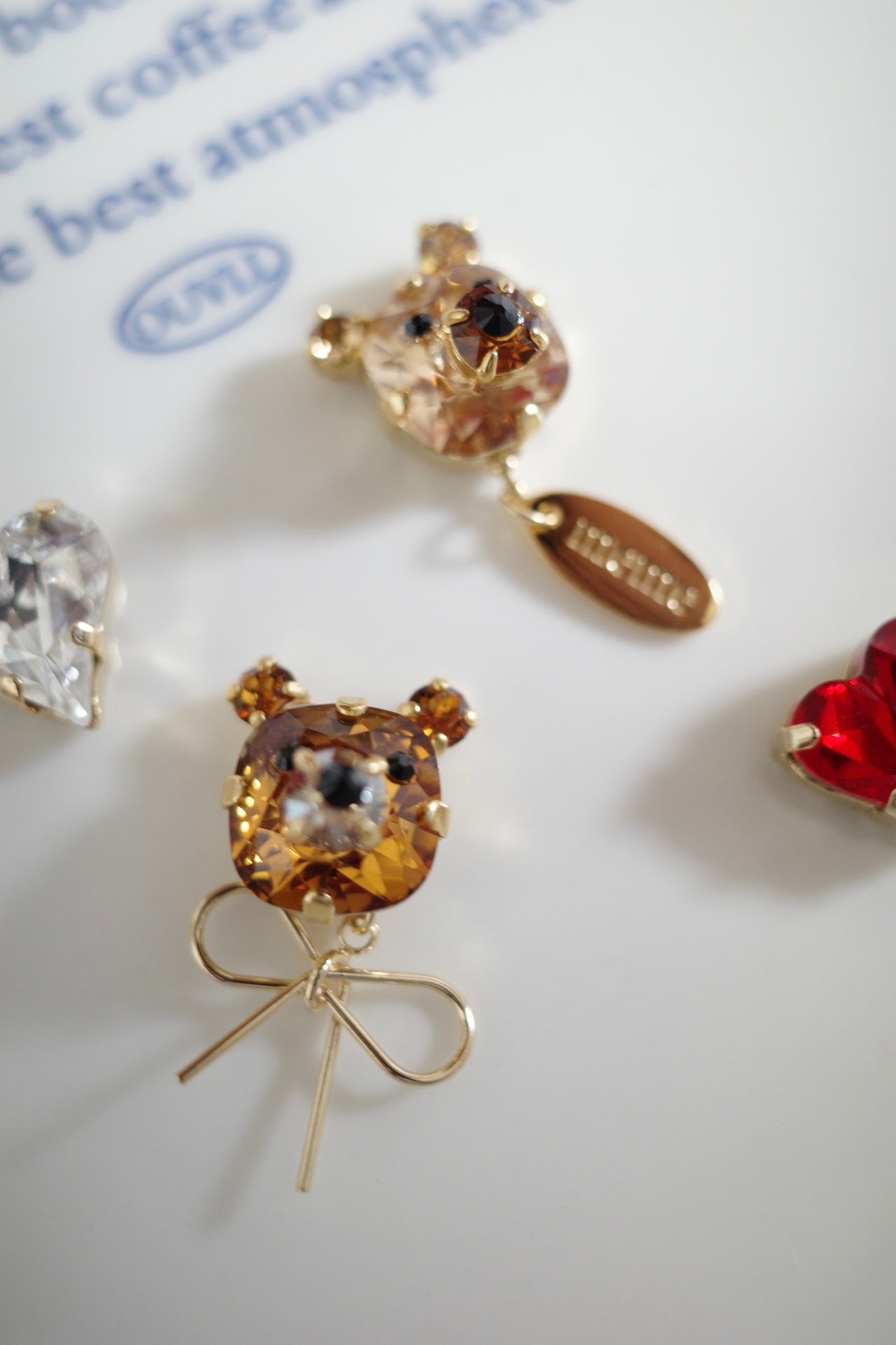 【ピアス】meme teddy bear