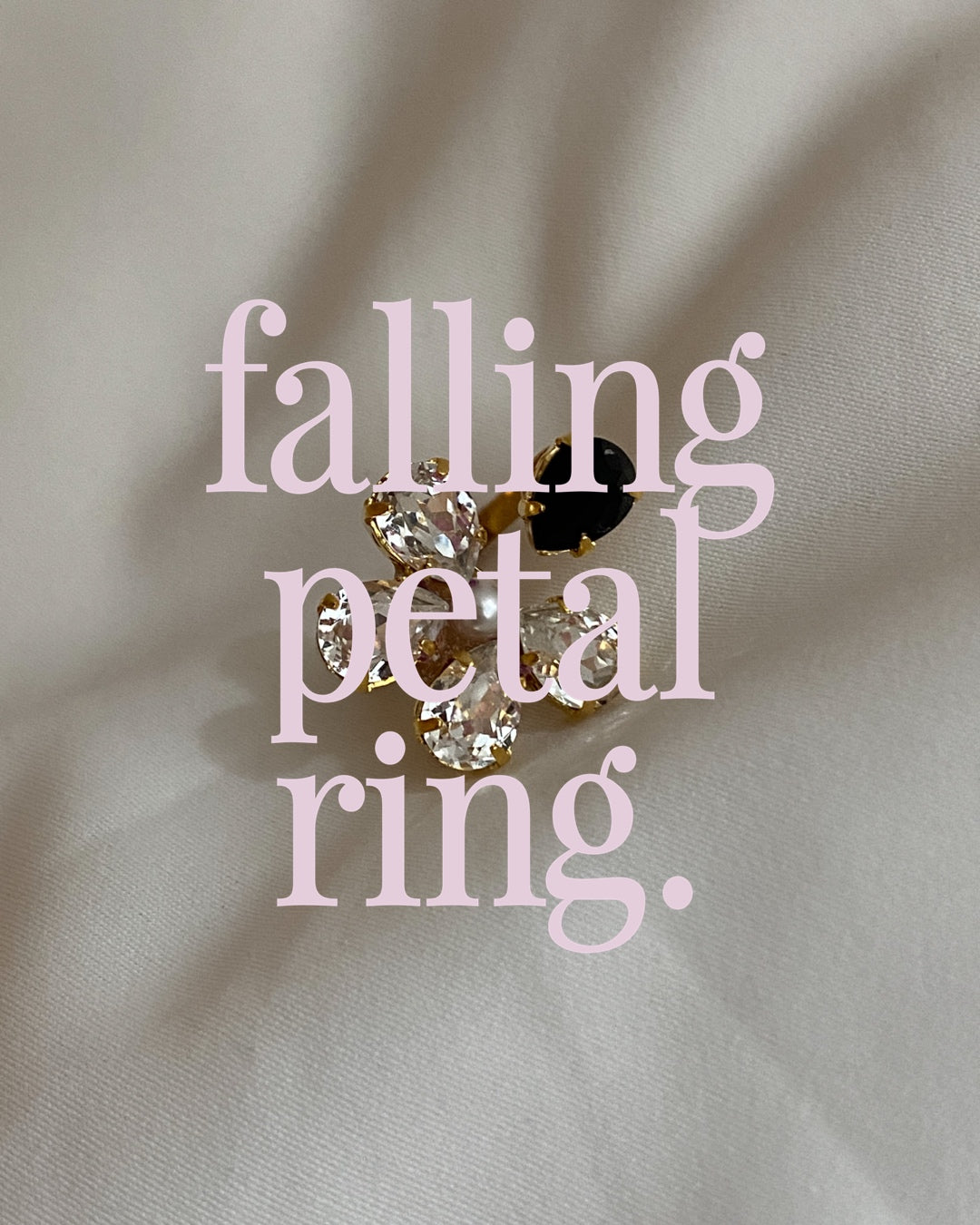 falling petal ring