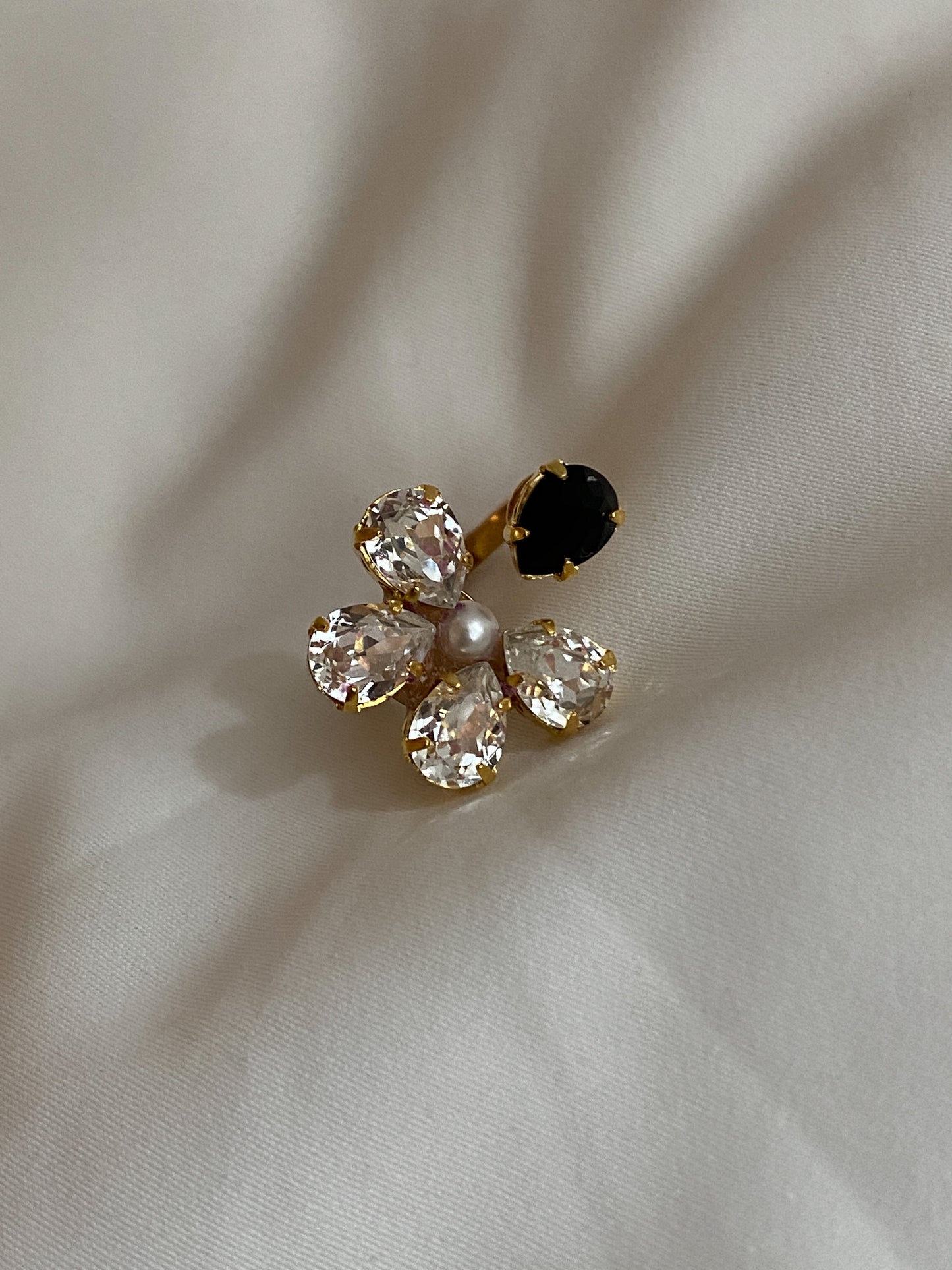 falling petal ring