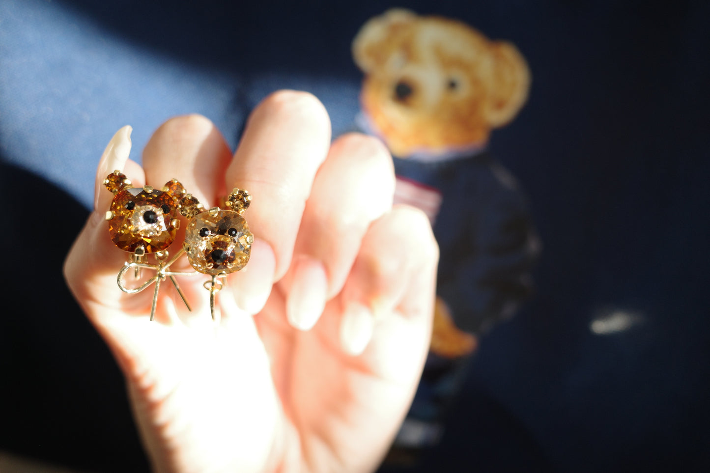 【ピアス】meme teddy bear