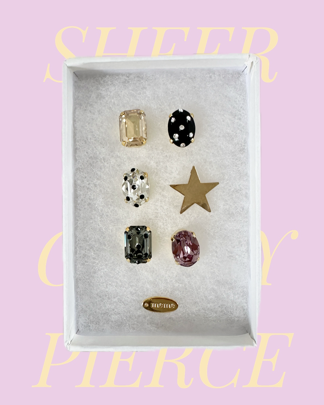 【ピアス】sheer dot candy pierce