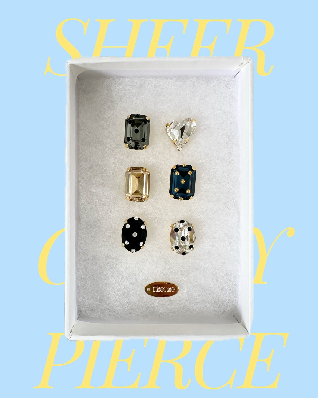 【ピアス】sheer dot candy pierce