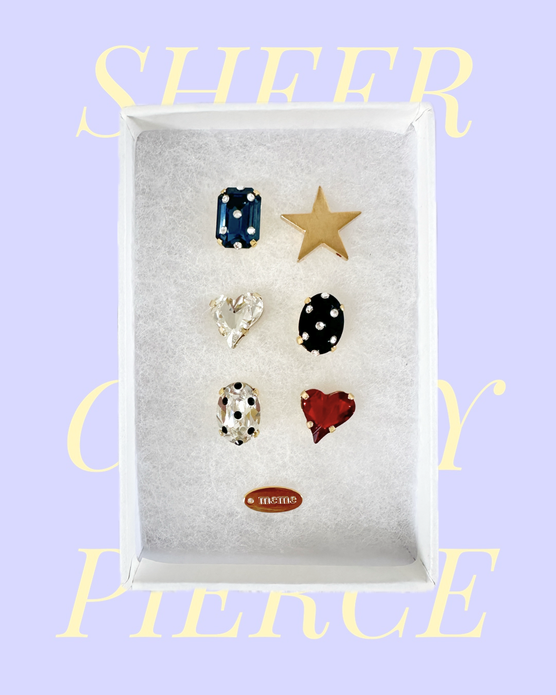 【ピアス】sheer dot candy pierce