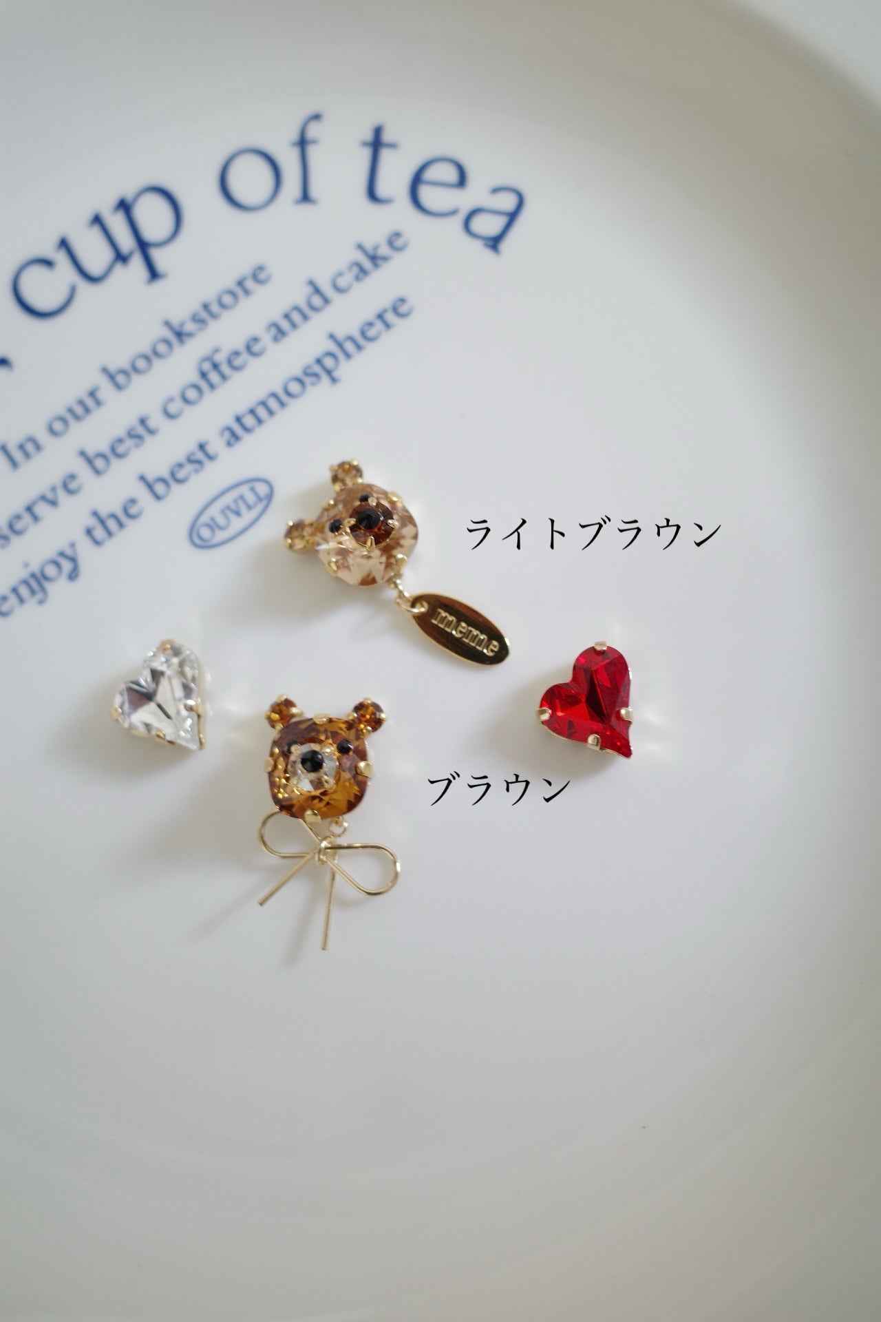 【ピアス】meme teddy bear