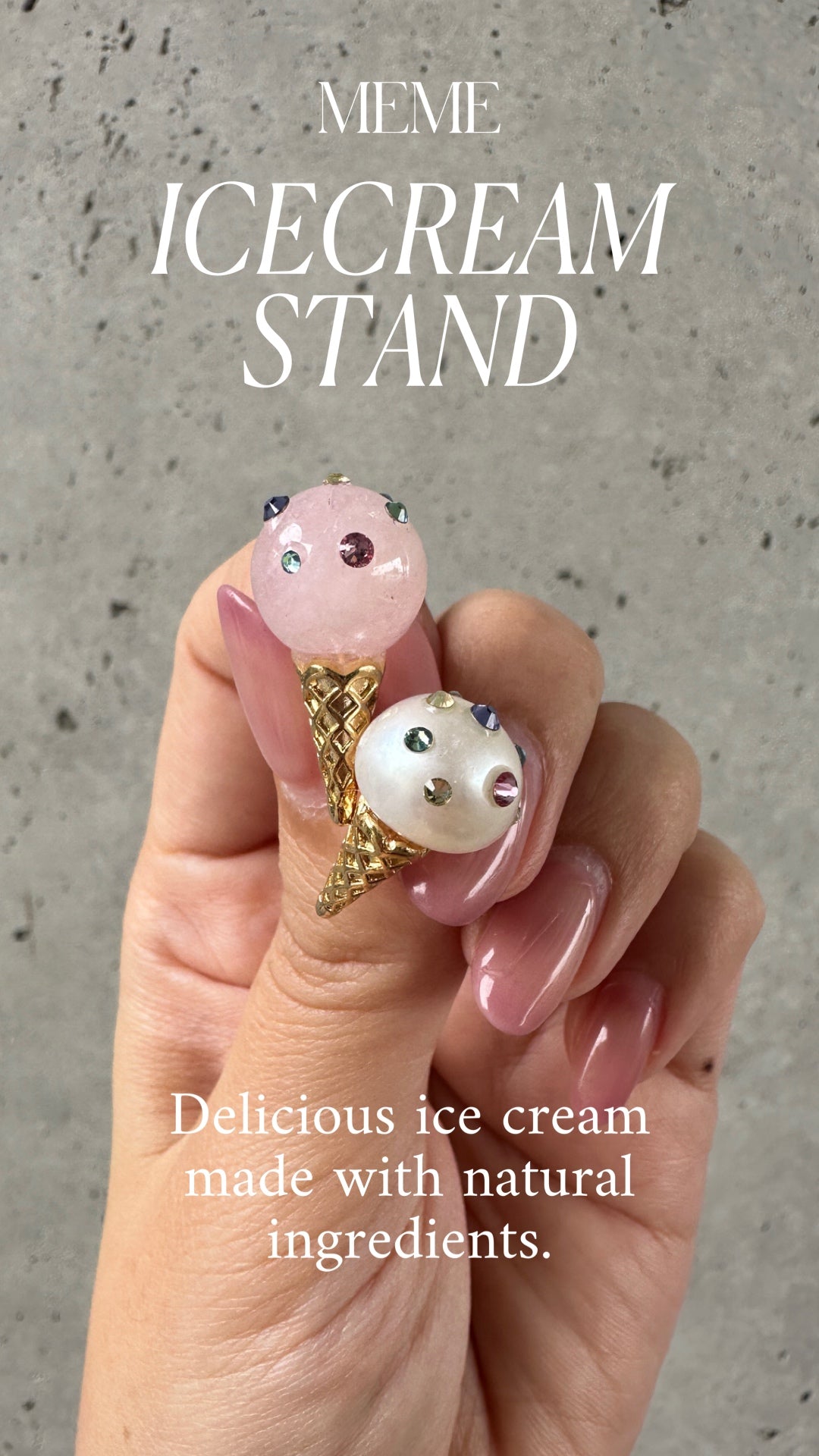 【ピアス】ICECREAM STAND